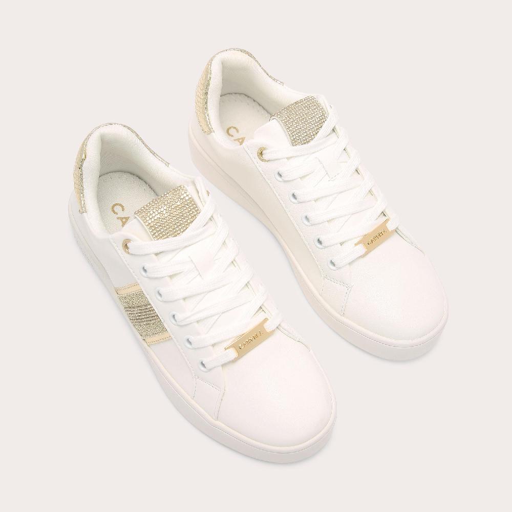 Carvela RAPID White Lace Up Trainer By CARVELA