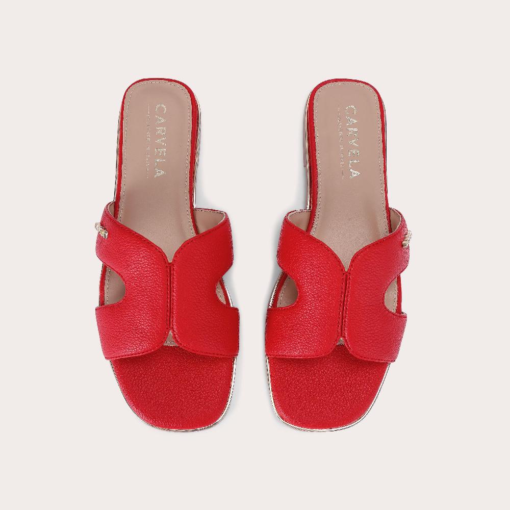 Carvela RIVO Red Slip On Sandal By CARVELA