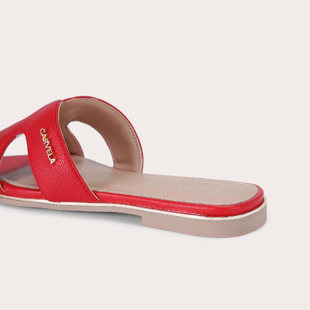 Carvela RIVO Red Slip On Sandal By CARVELA
