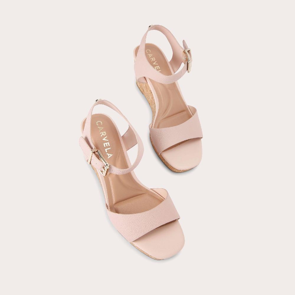 Carvela SADIE WEDGE Pink Wedge Heel By CARVELA