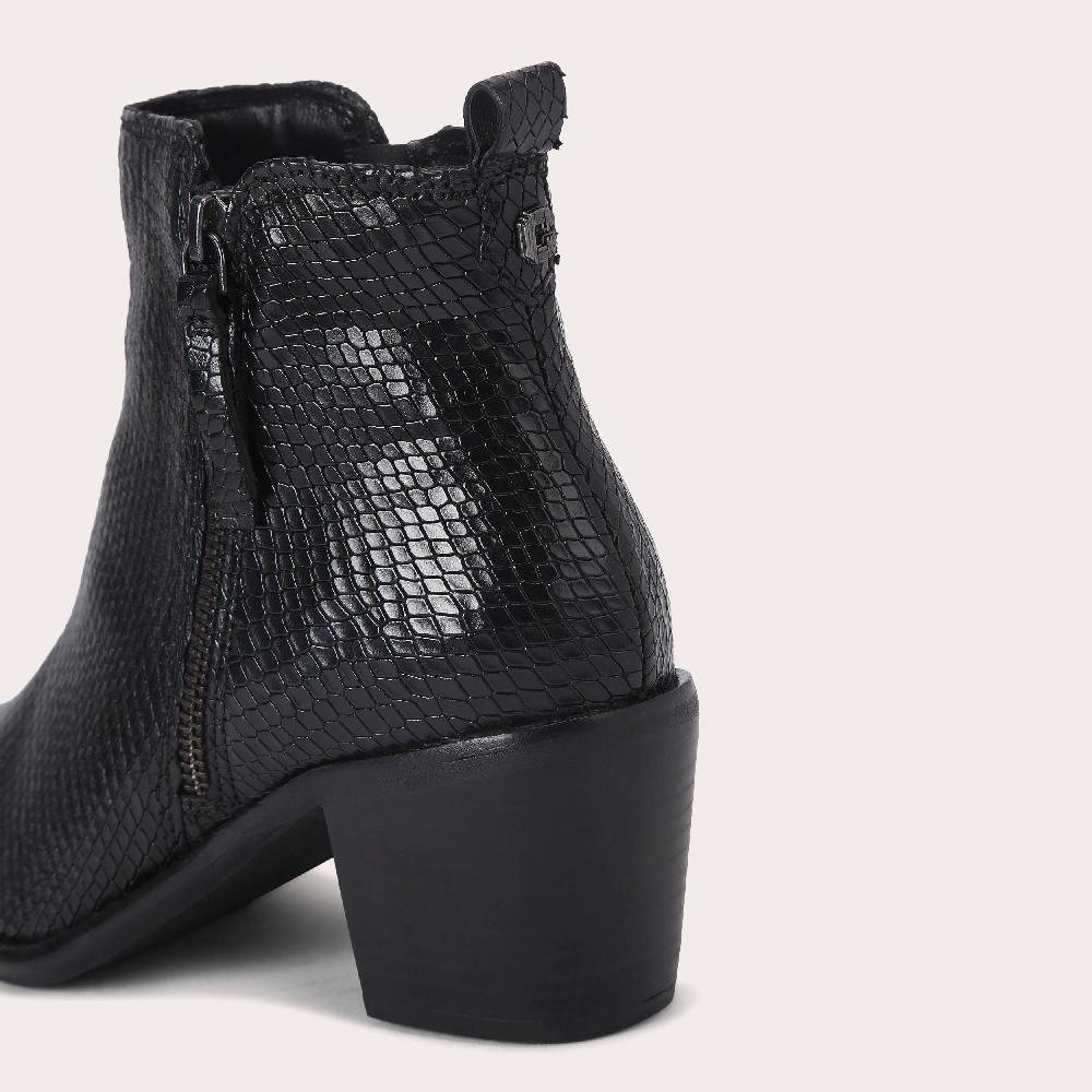 Carvela SECIL Black Leather Ankle Boot By CARVELA