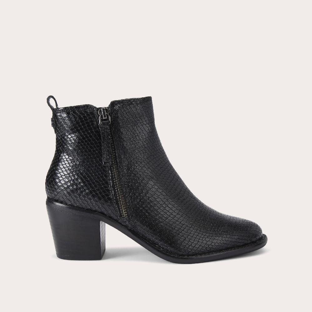 carvela SECIL Black Leather Ankle Boot by CARVELA