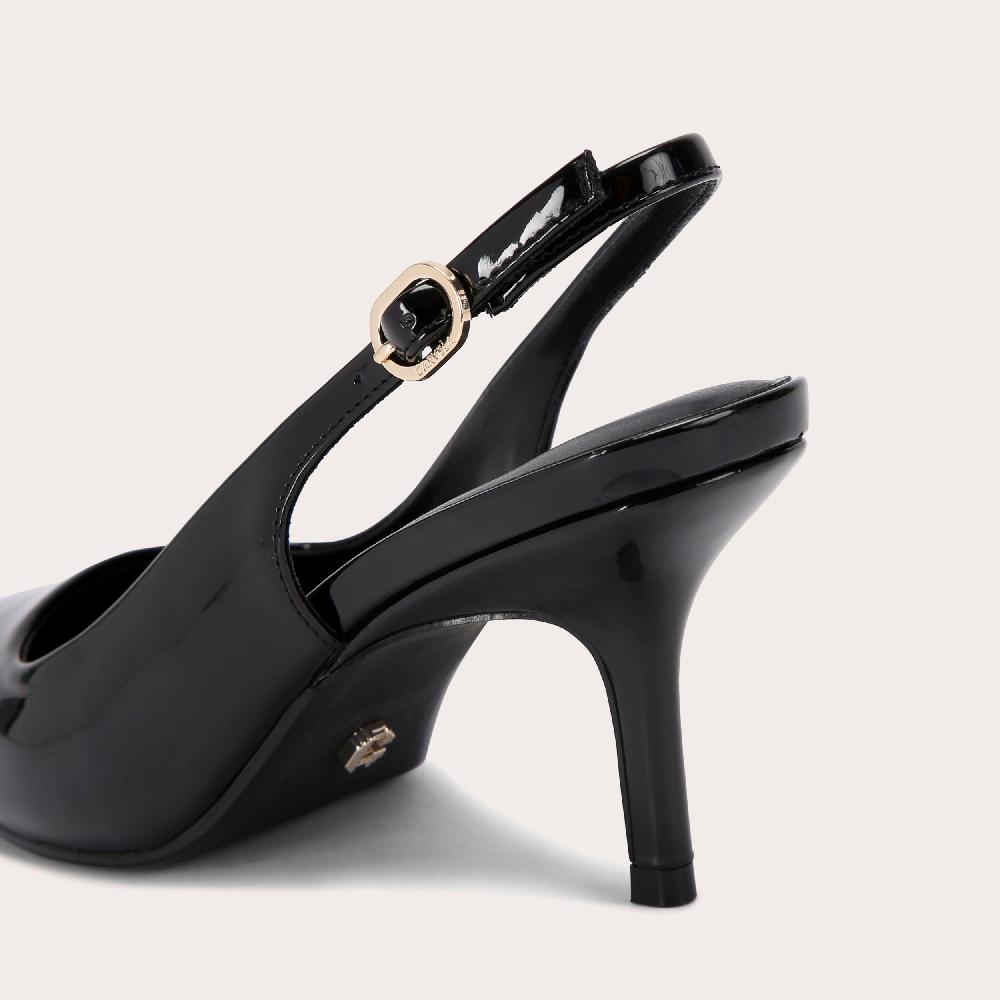 Carvela SPIRIT SLING Black Patent Heel By CARVELA