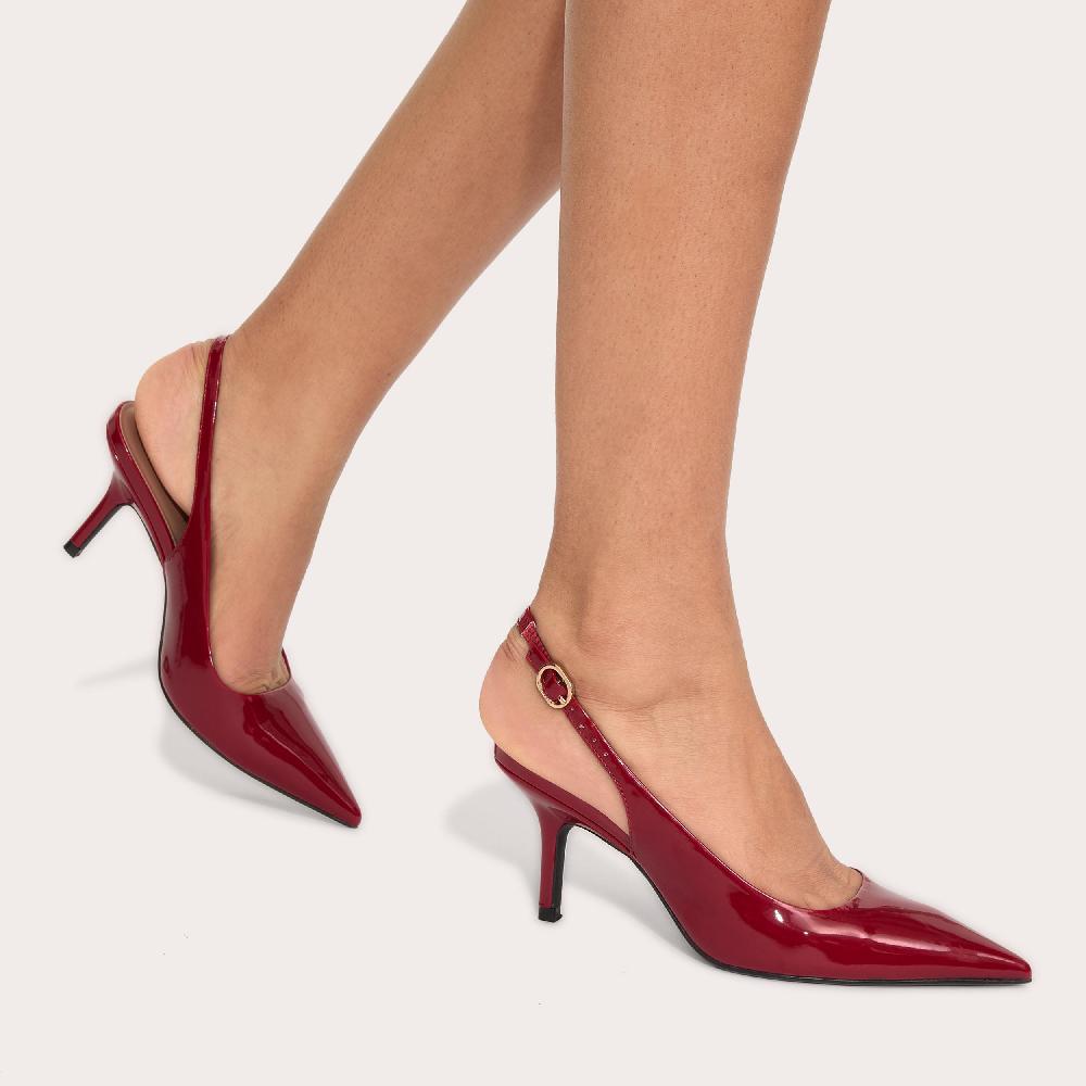 Carvela SPIRIT SLING Red Patent Heel By CARVELA