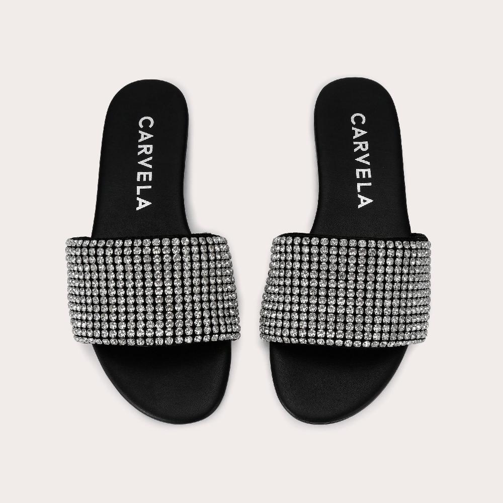 Carvela SPOTLIGHT Black Slip On Loafer By CARVELA