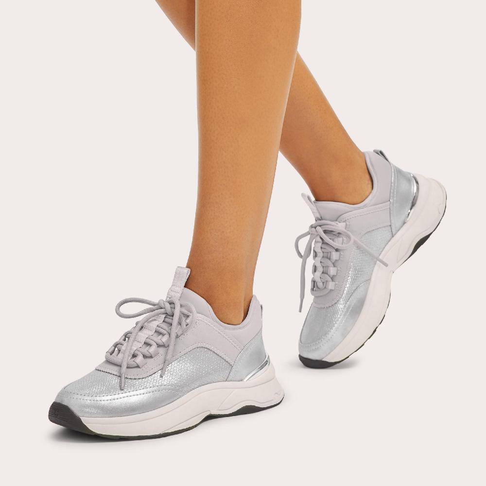 Carvela SWIFT RUNNER Metallic Trainer By CARVELA