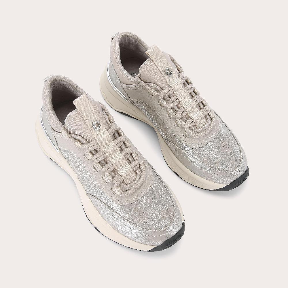 Carvela SWIFT RUNNER Metallic Trainer By CARVELA