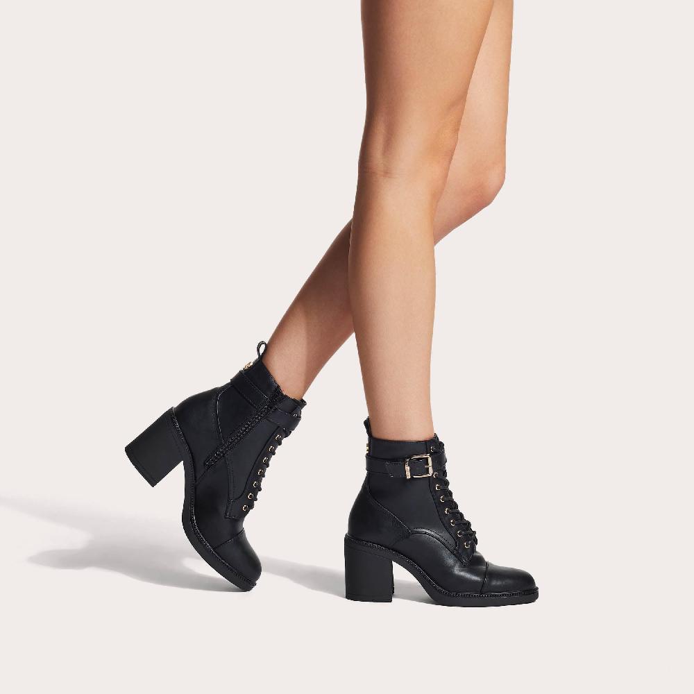 Carvela TEMPLE Black Heeled Ankle Boot By CARVELA