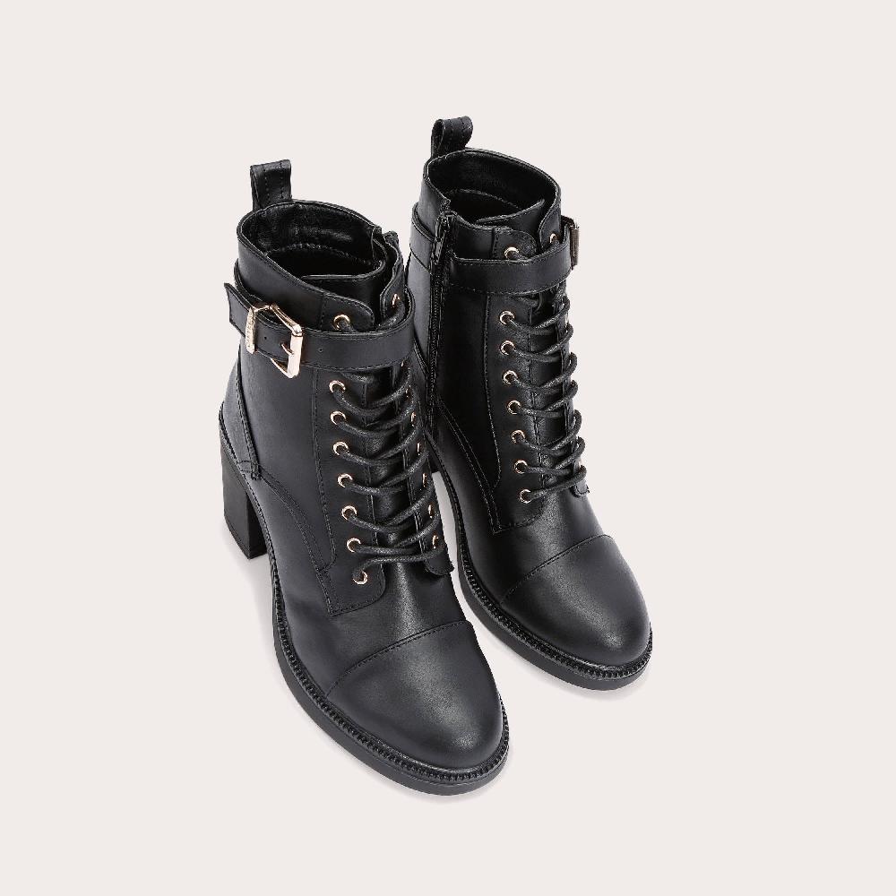 Carvela TEMPLE Black Heeled Ankle Boot By CARVELA