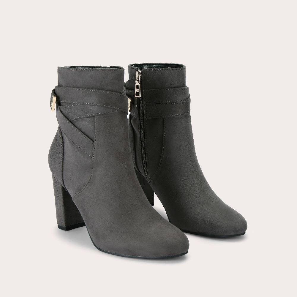 Carvela TEMPT Grey Fabric Ankle Boot By CARVELA