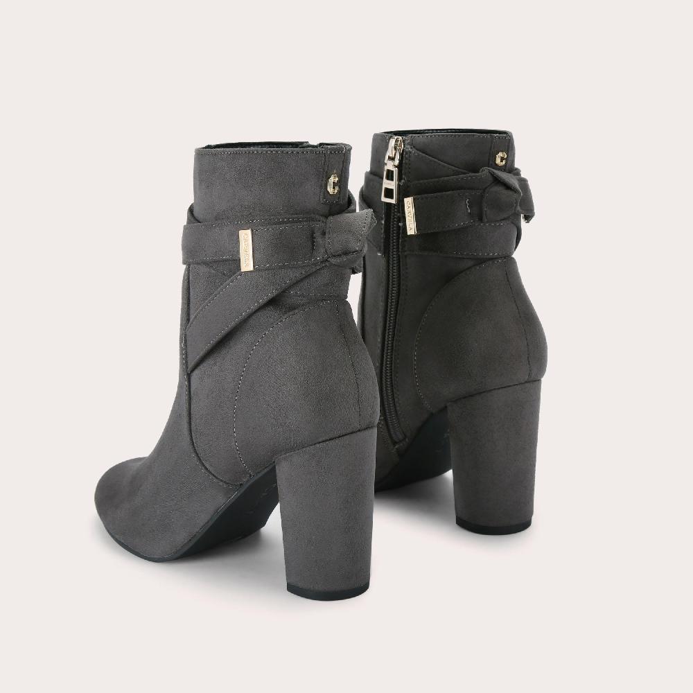 Carvela TEMPT Grey Fabric Ankle Boot By CARVELA