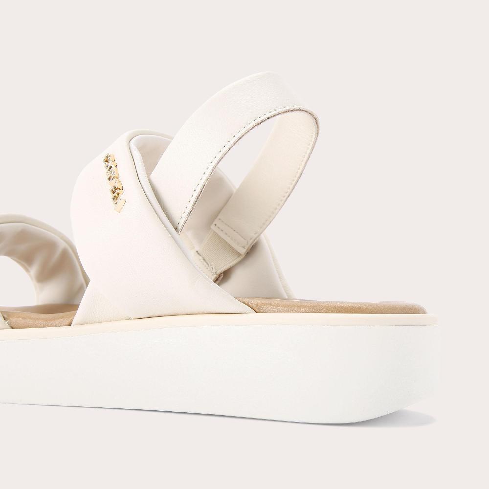 Carvela TRAX Bone Leather Sandals By CARVELA