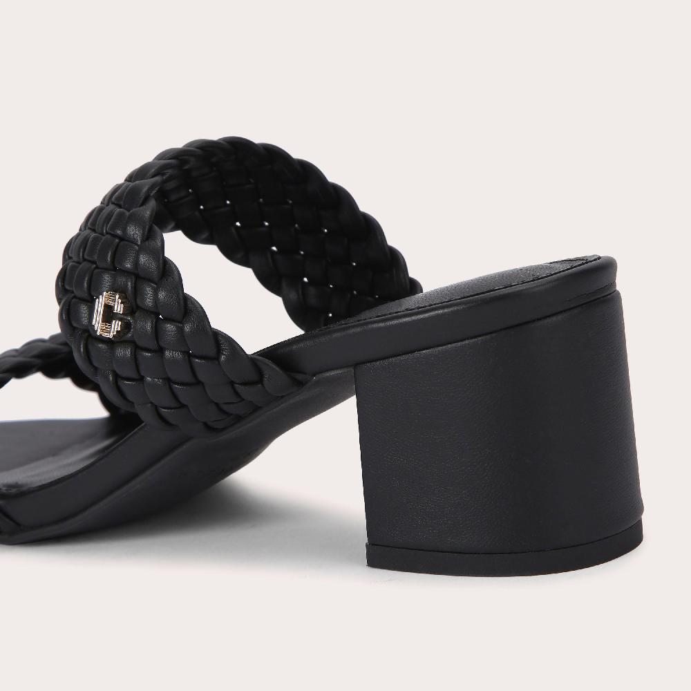 Carvela TWISTED Black Block Heels By CARVELA