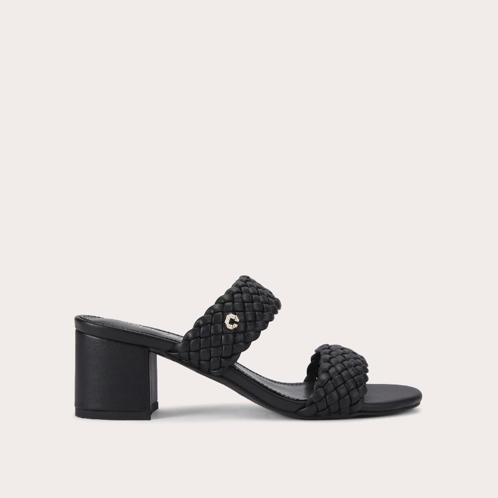 carvela TWISTED Black Block Heels by CARVELA