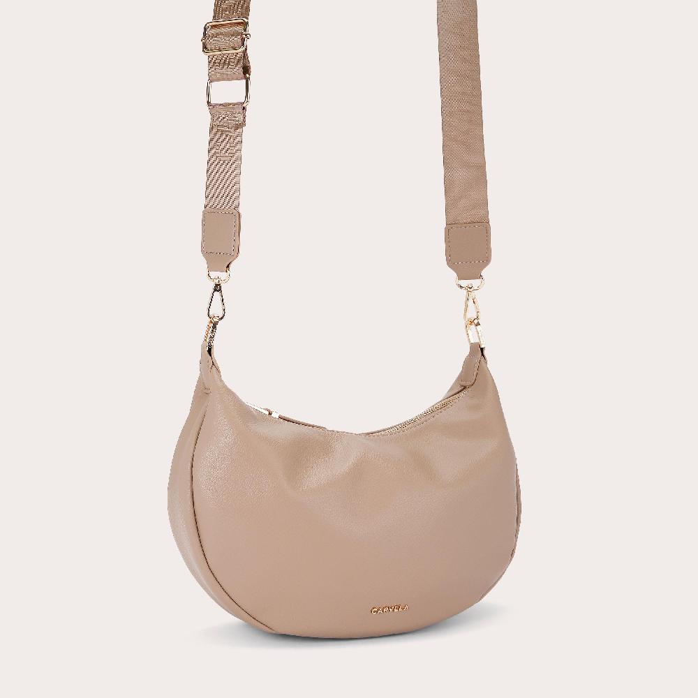 Carvela CASUAL SLING BAG Taupe Sling Cross Body Bag By CARVELA