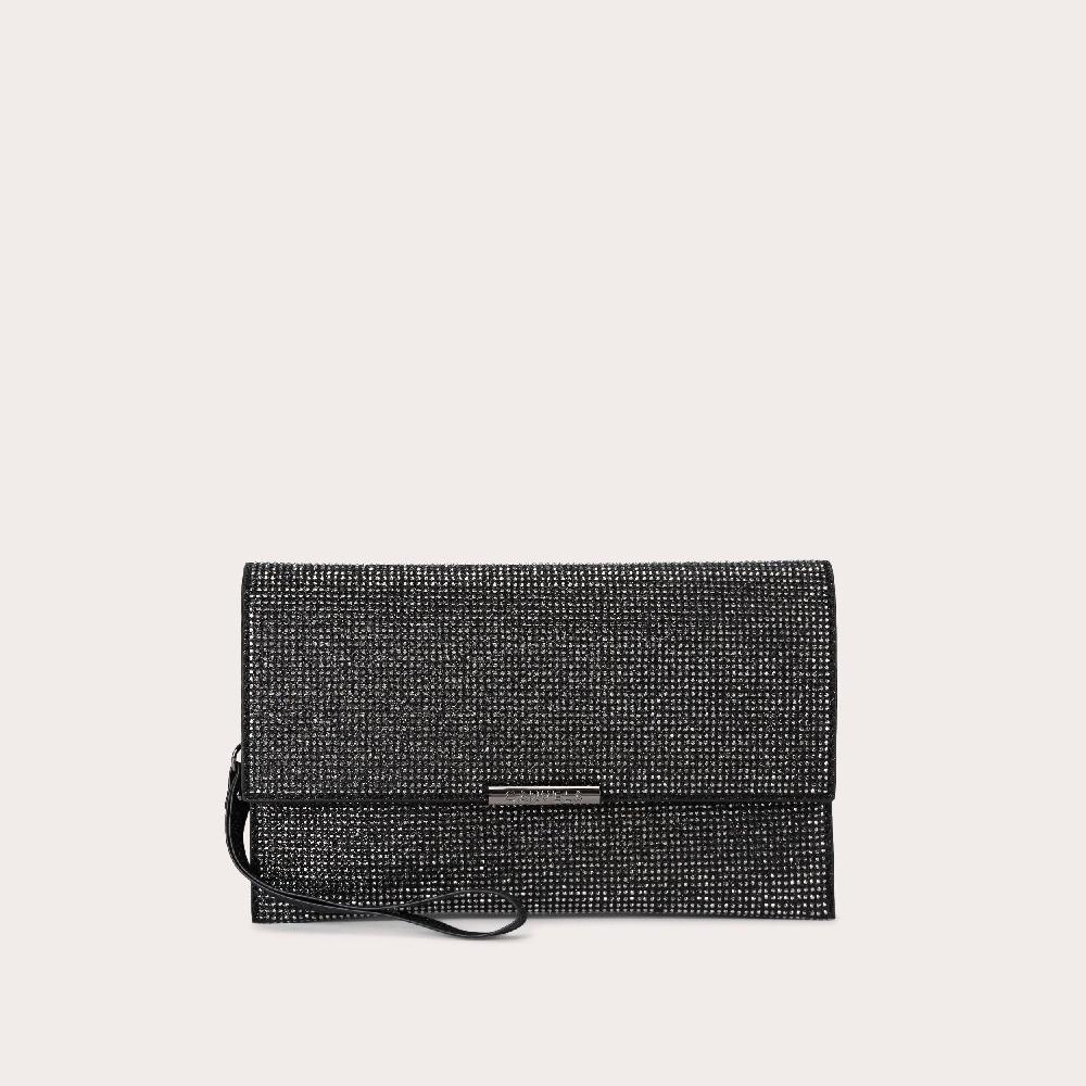 carvela CATERINA CLUTCH Black Crystal Clutch Bag by CARVELA