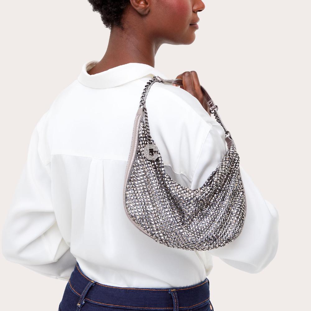 Carvela CIAO SHOULDER BAG Silver Shoulder Bag By CARVELA