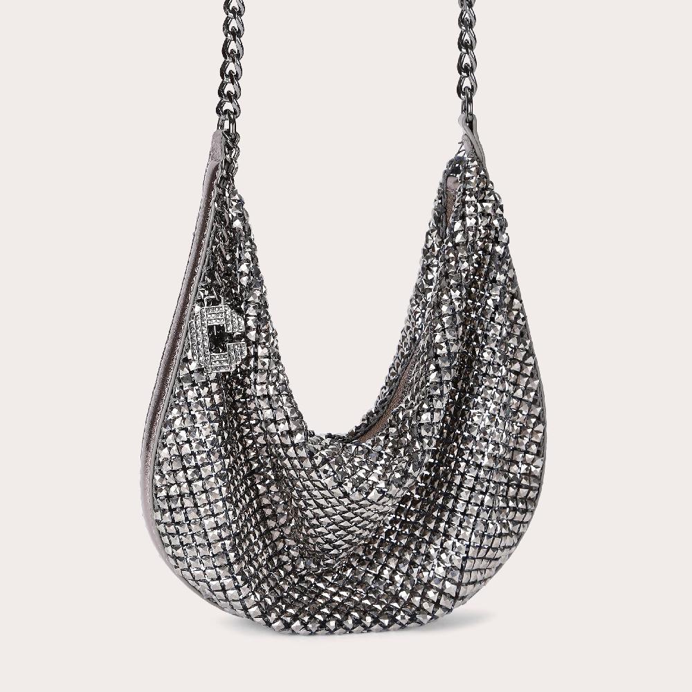 Carvela CIAO SHOULDER BAG Silver Shoulder Bag By CARVELA