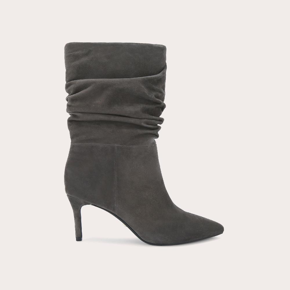 carvela CLASSIQUE SLOUCH 60 Grey Suede Boot by CARVELA