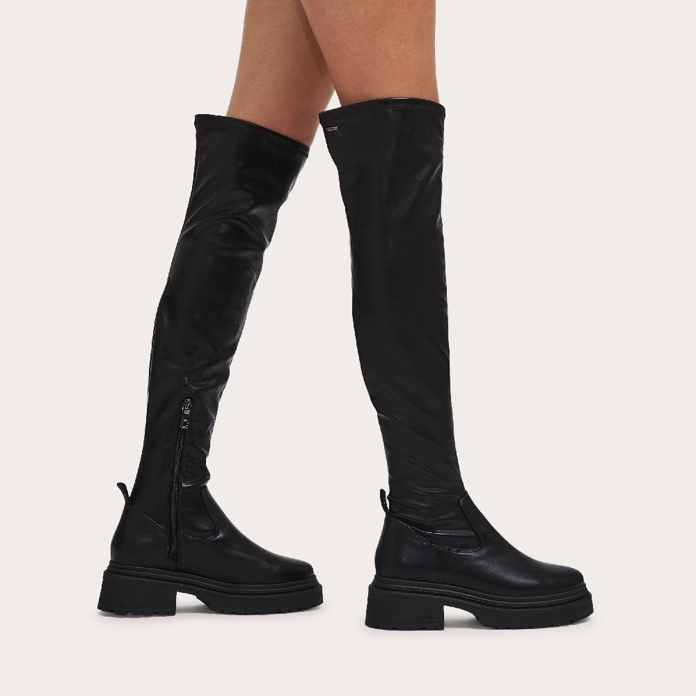 Carvela COLLIDE HIGH OTK Black Knee High Boot By CARVELA