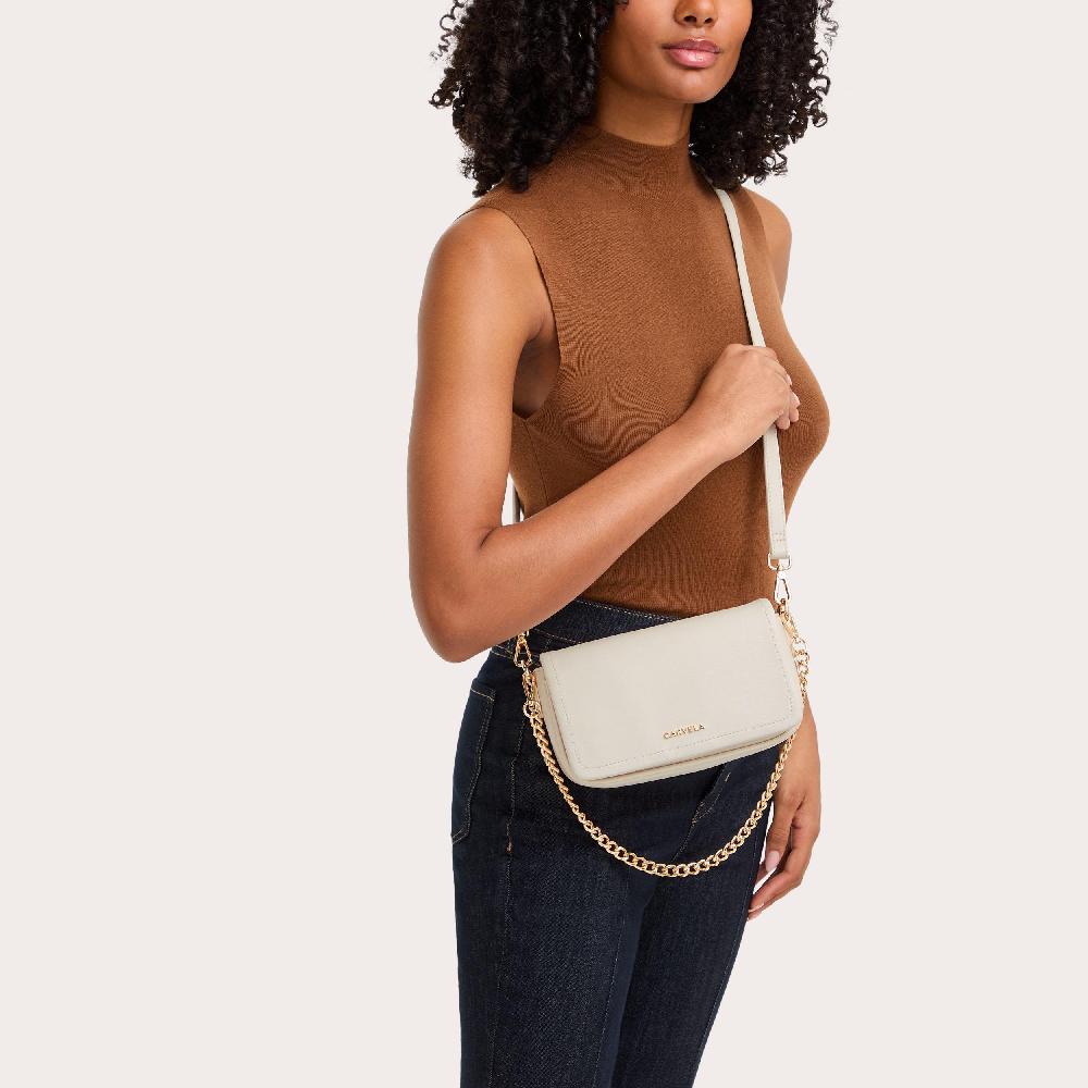 Carvela COMO CHAIN SHOULDER Bone Cross Body Bag By CARVELA