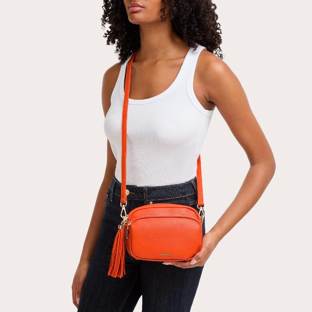 Carvela COMO CROSSBODY Orange Cross Body Bag By CARVELA