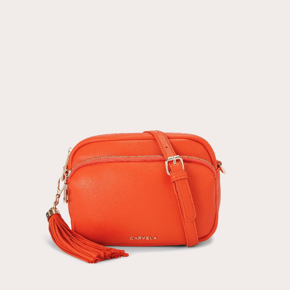 carvela COMO CROSSBODY Orange Cross Body Bag by CARVELA