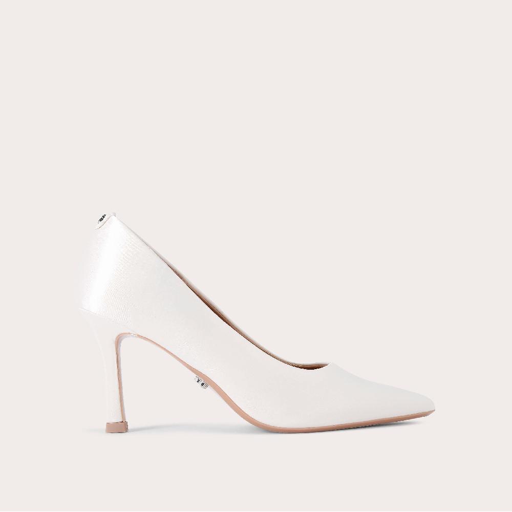 carvela CORLETTA COURT White Satin Court Heel by CARVELA