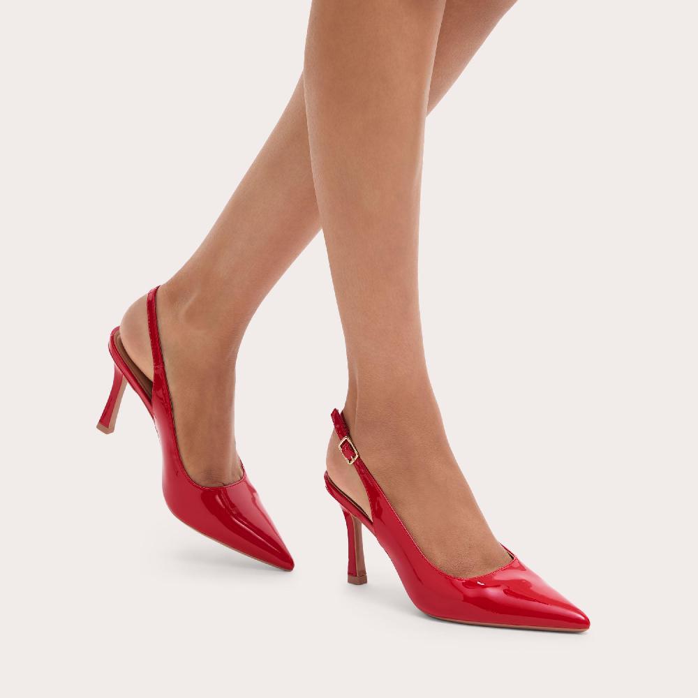 Carvela CORLETTA SLING COURT Red Patent Slingback Heel By CARVELA