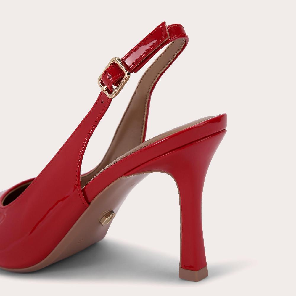 Carvela CORLETTA SLING COURT Red Patent Slingback Heel By CARVELA