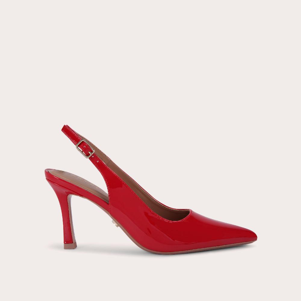 carvela CORLETTA SLING COURT Red Patent Slingback Heel by CARVELA