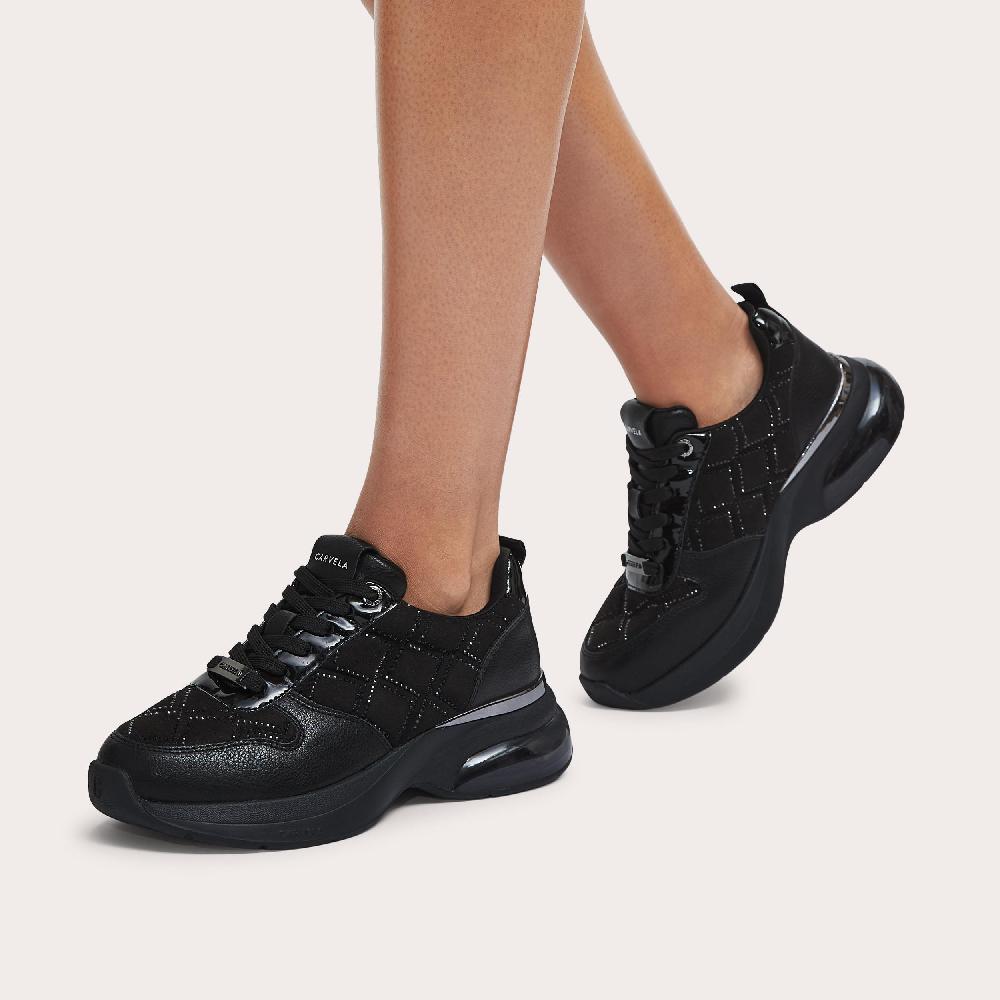 Carvela COSMIC DIAMOND JEWEL Black Trainer By CARVELA