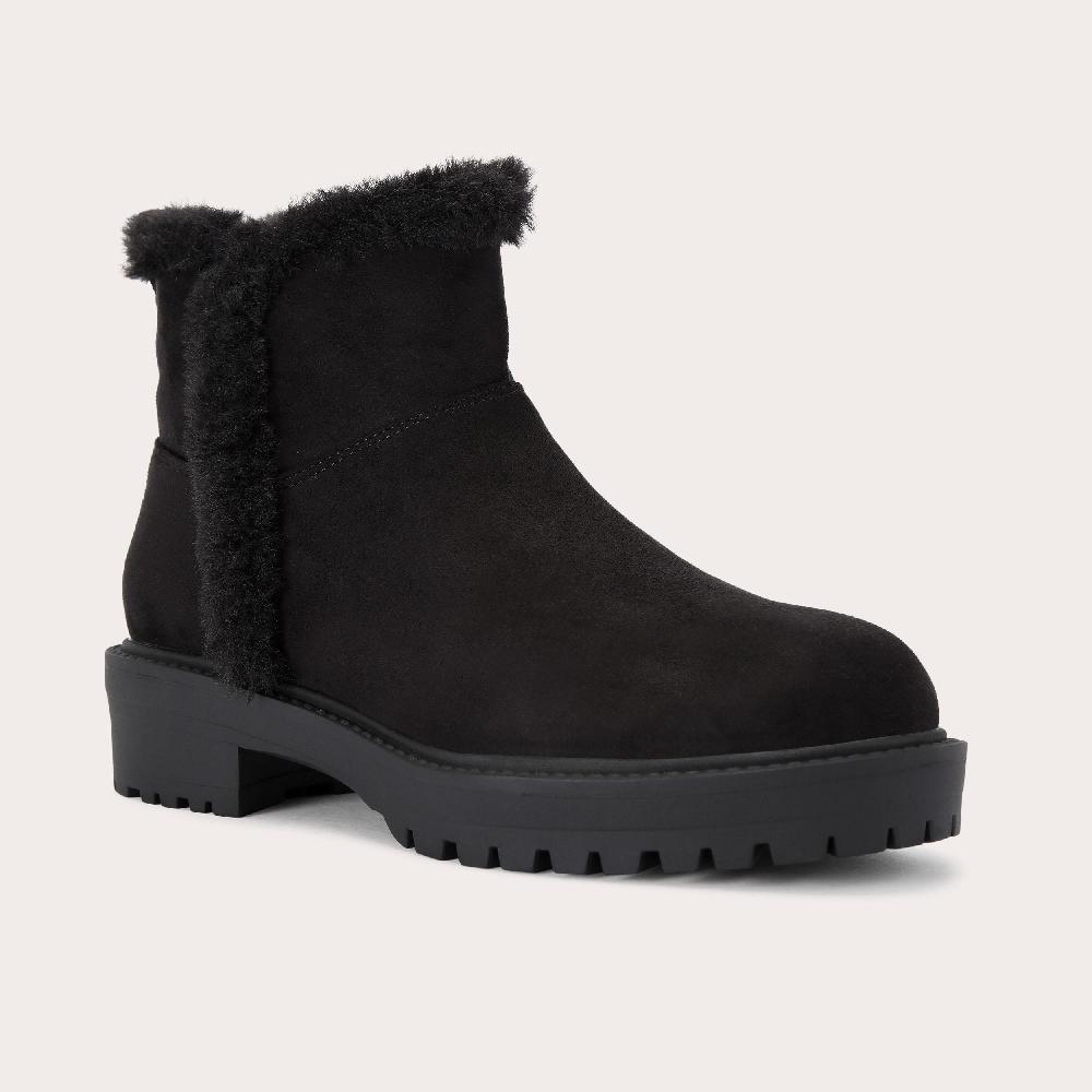 Carvela COSY ANKLE Black Microsuede Ankle Boot By CARVELA