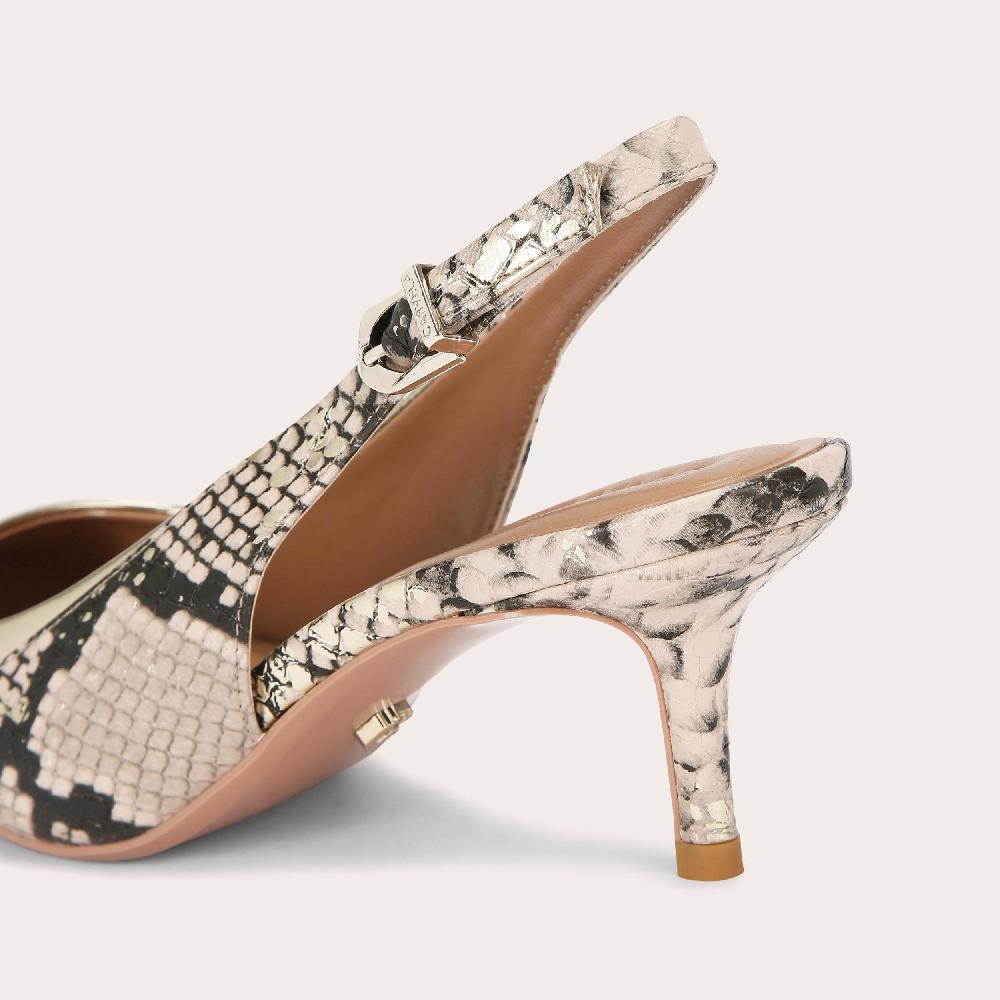 Carvela COUNTESS Snake Print Slingback Heels By CARVELA