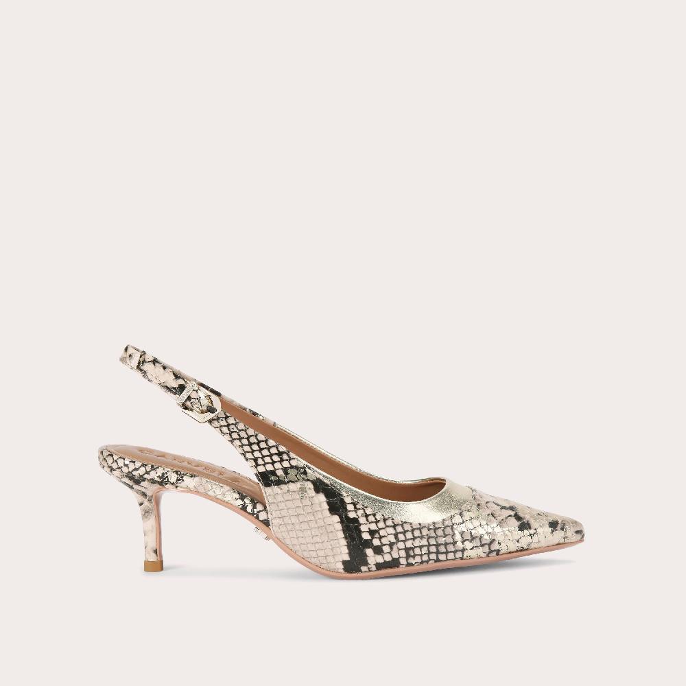 carvela COUNTESS Snake Print Slingback Heels by CARVELA