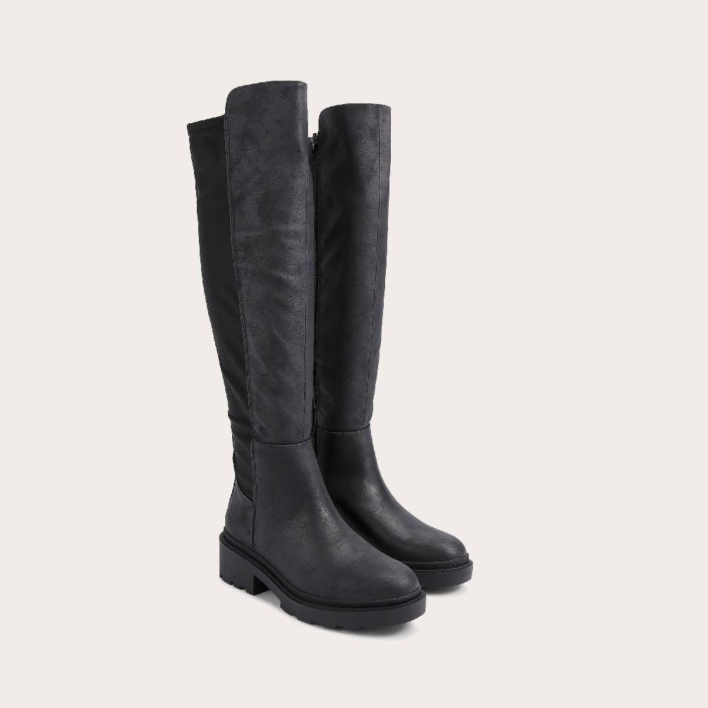 Carvela DASH 50/50 HIGH Black Knee High Boot By CARVELA
