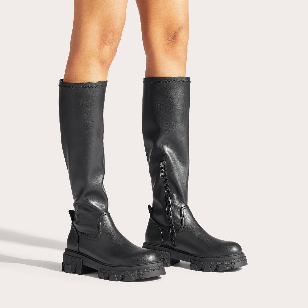 Carvela EXPLORER KNEE Black Knee High BootsBlack Knee High Boots By CARVELA