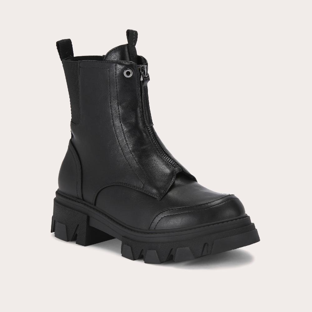 Carvela EXPLORER ZIP Black Chunky Ankle Boot By CARVELA