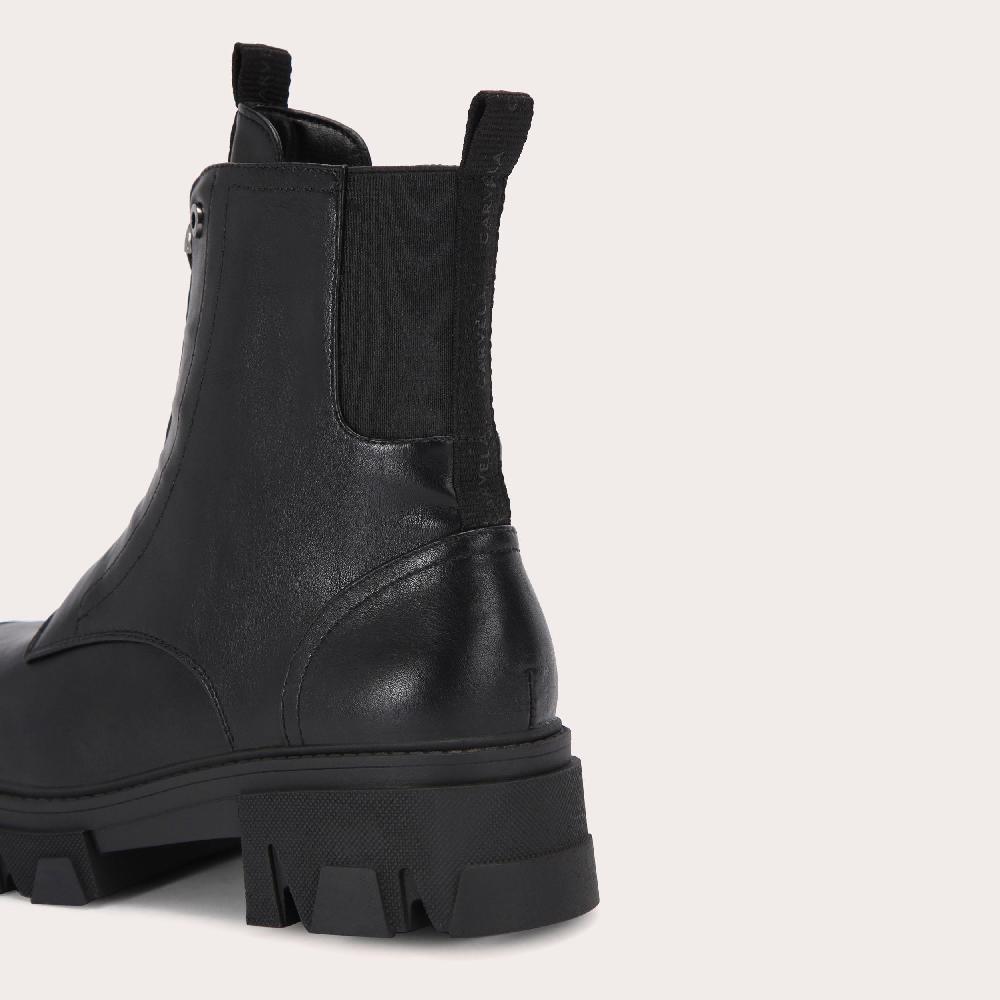 Carvela EXPLORER ZIP Black Chunky Ankle Boot By CARVELA