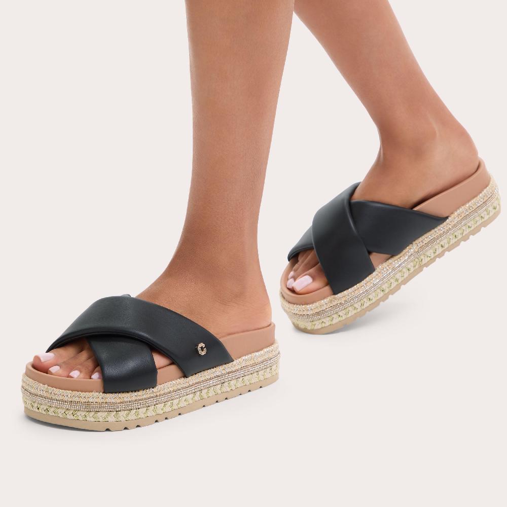 Carvela FASCINO FLATFORM Crossed Strap Sandal By CARVELA