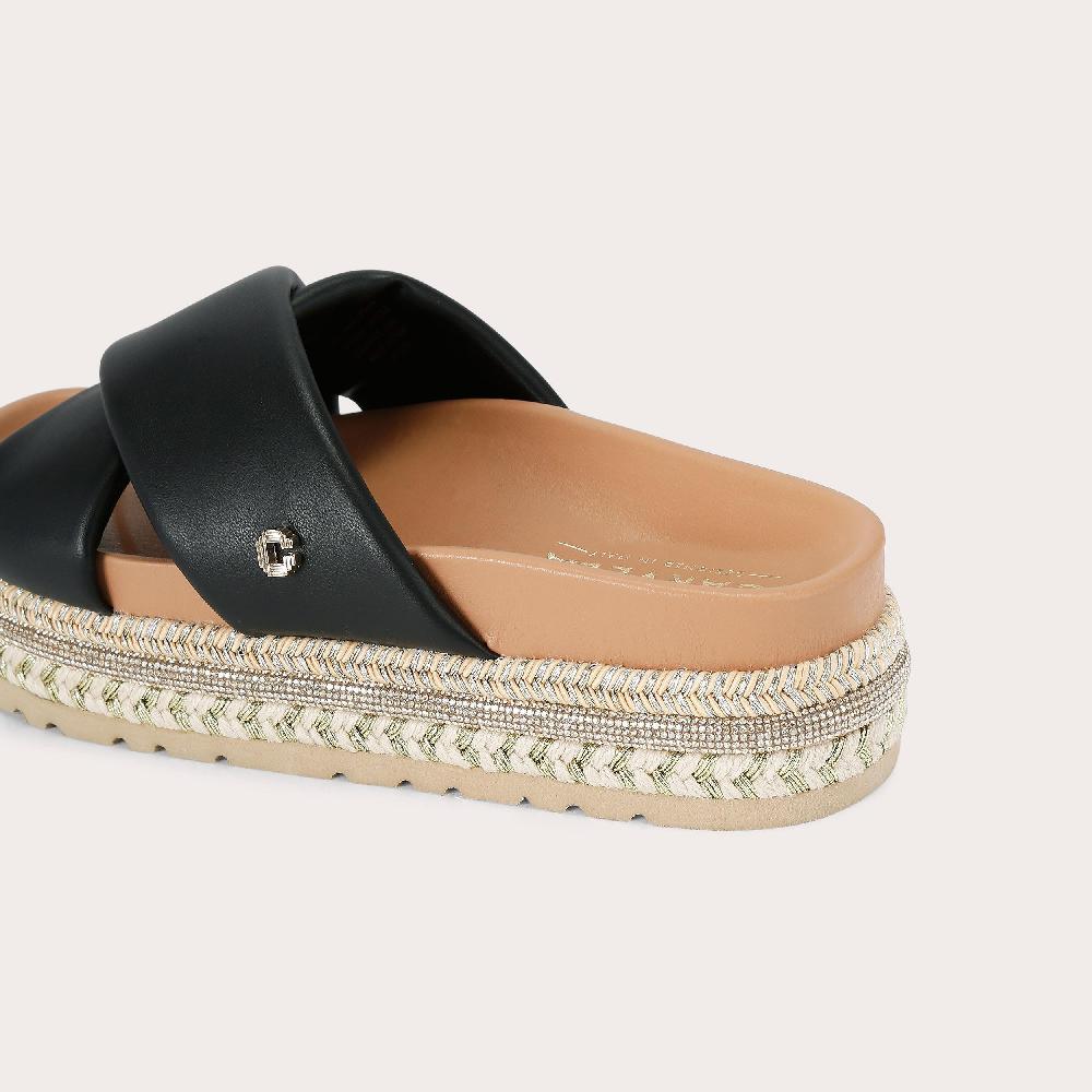 Carvela FASCINO FLATFORM Crossed Strap Sandal By CARVELA