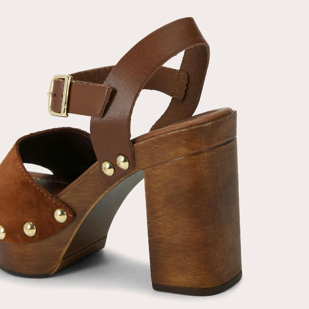 Carvela FESTA BLOCK Black Suede Platform Heel By CARVELA COMFORT