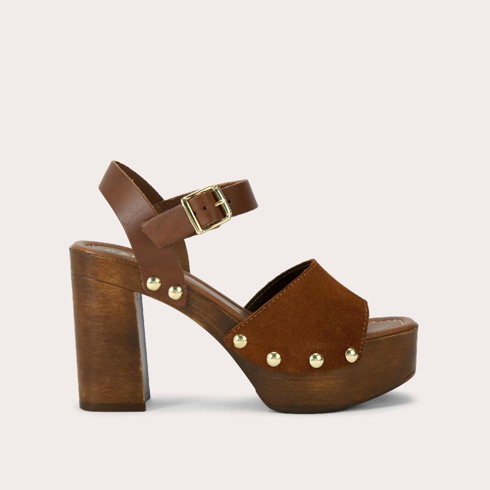 carvela FESTA BLOCK Black Suede Platform Heel by CARVELA COMFORT