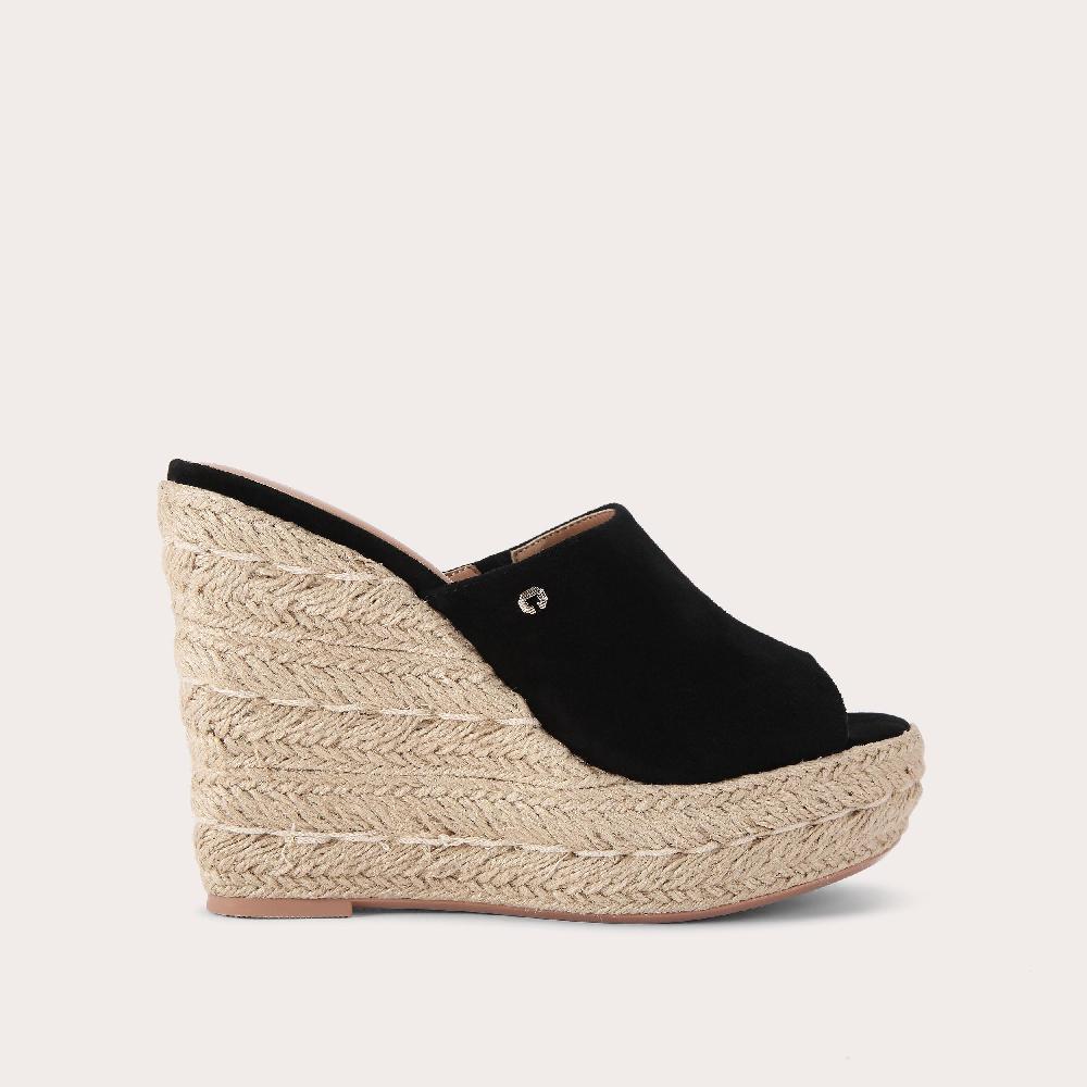 carvela FIORELLA WEDGE Black Wedge Heels by CARVELA COMFORT