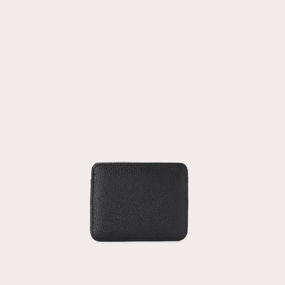Carvela FRAME CARDHOLDER Black Textured Card Holder By CARVELA