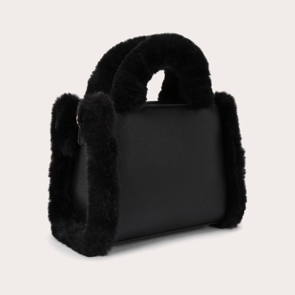 Carvela FRAME MICRO FUR Leopard Tote Bag By CARVELA