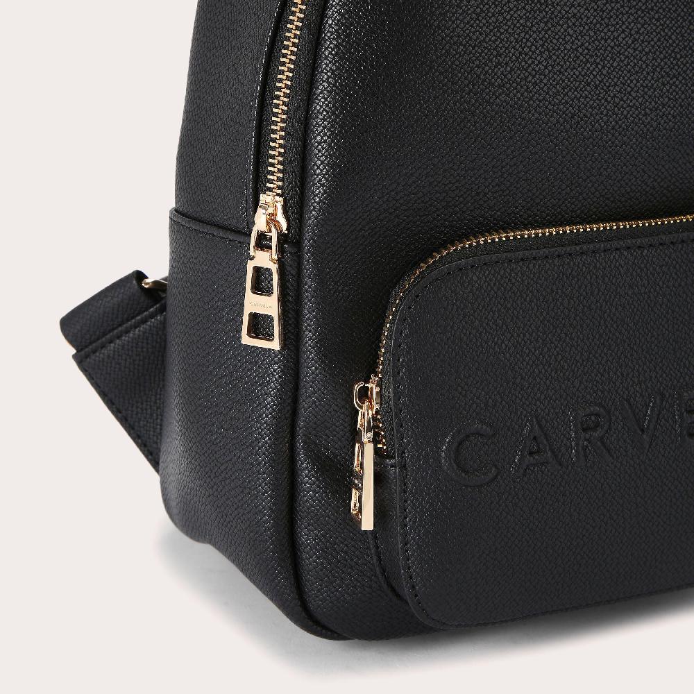 Carvela FRAME MIDI BACKPACK Black Backpack By CARVELA