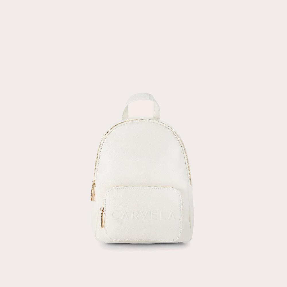 carvela FRAME MIDI BACKPACK White Backpack by CARVELA