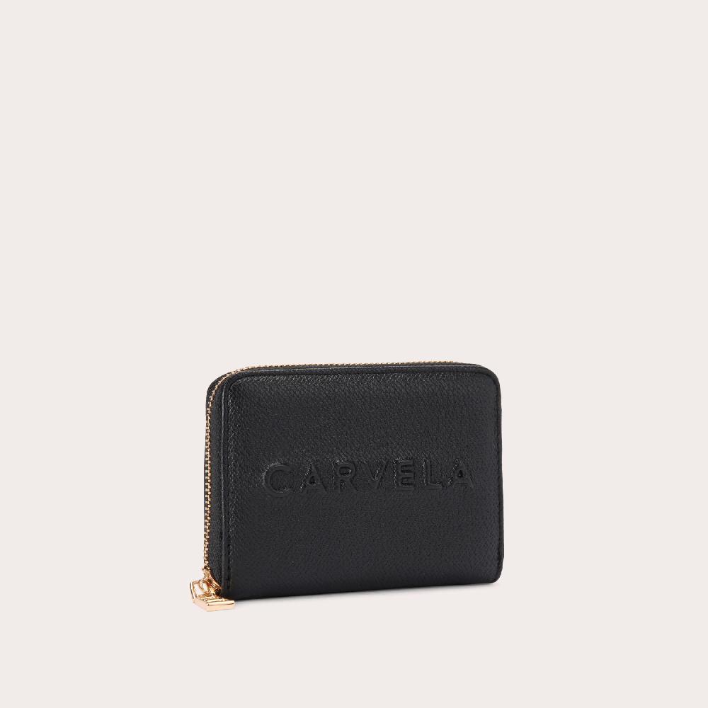 Carvela FRAME MINI PURSE Black Zip Around Purse By CARVELA