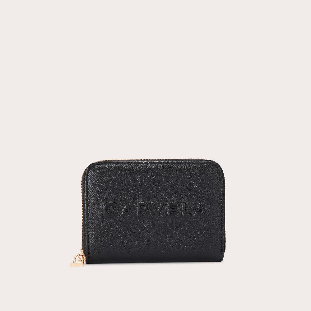 carvela FRAME MINI PURSE Black Zip Around Purse by CARVELA